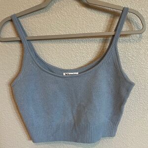 Reformation Slate Blue Knit Camisole